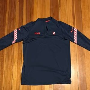 Nike Blue and Red Croatia thermal jacket
